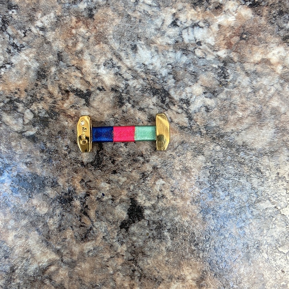 Keep Collective mint, hot pink, blue on gold metal charm. - Picture 2 of 2